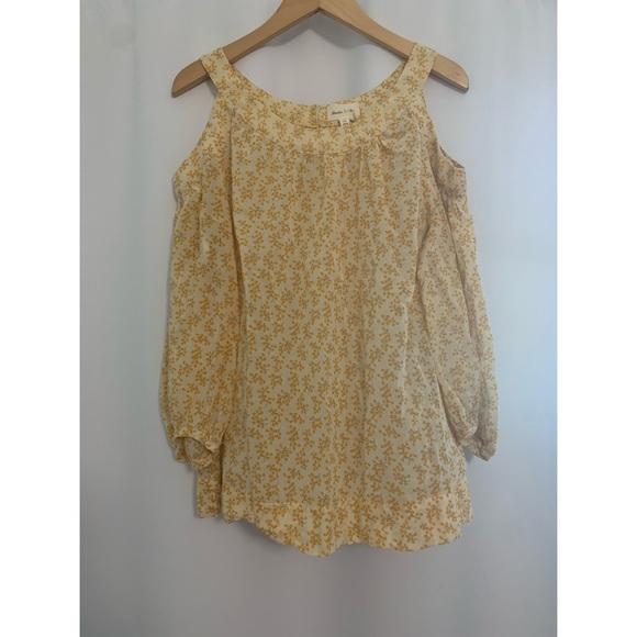 Anthropologie Tops - Anthropologie Meadow Rue Floral Blouse Size 2